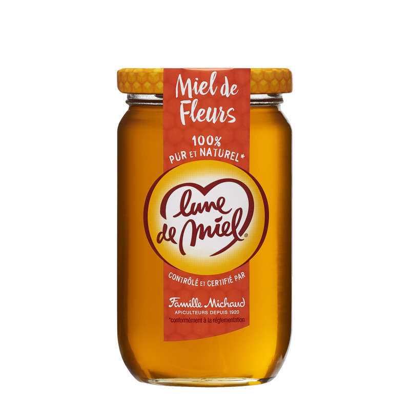 Honeymoon Flower Honey, 100% Pure and Natural 375g
