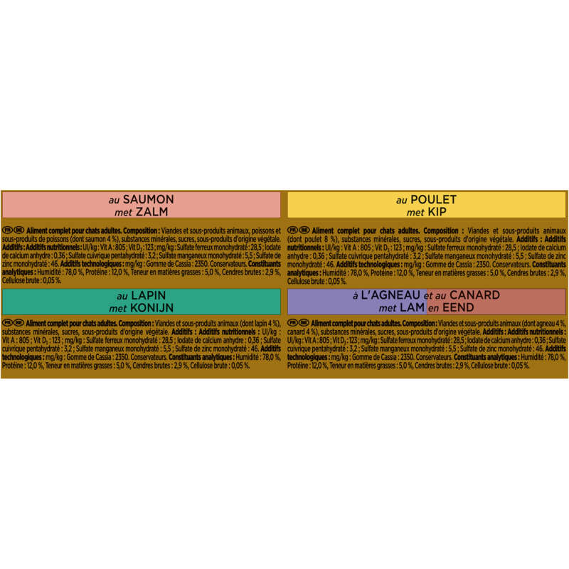 Gourmet Gold Cat Terrines 4x85g