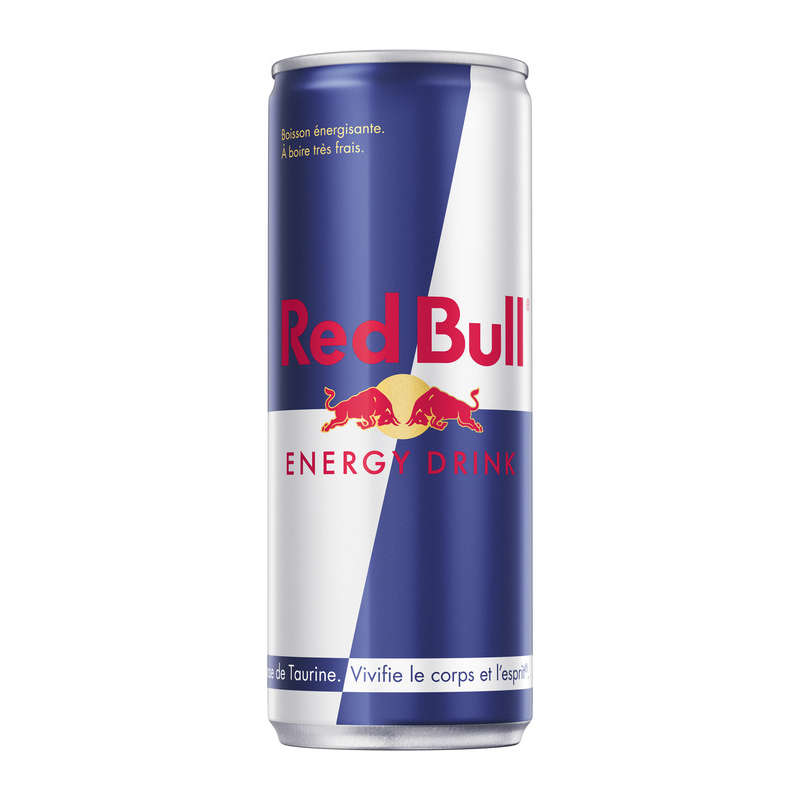 Red Bull regular boisson énergisante la canette de 25cl Red Bull regular boisson énergisante la canette de 25cl