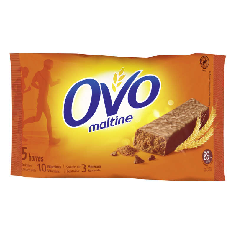 Ovomaltine Barres Énergétique Au Malt Et Au Chocolat 100G