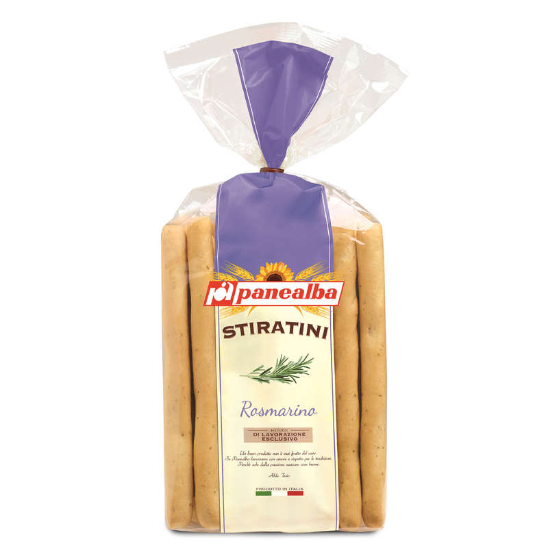 Panealba gressins au romarin 250g Panealba gressins au romarin 250g