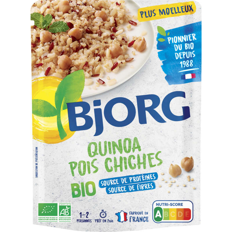 Bjorg Quinoa & chickpeas, organic 250g Bjorg Quinoa & chickpeas, organic 250g