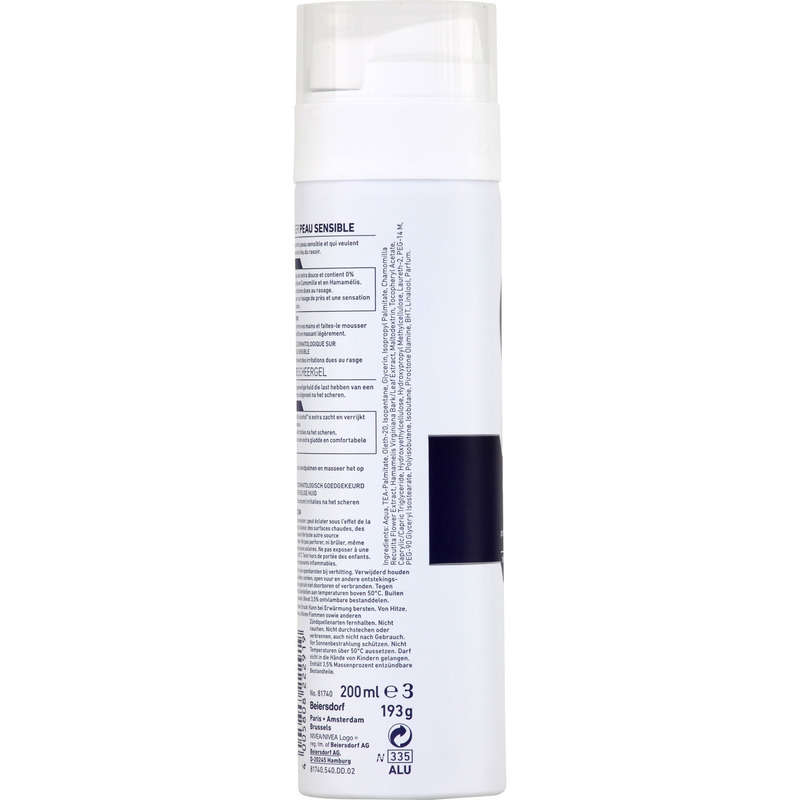 Nivea Shaving Gel Neutral Perfume 200Ml