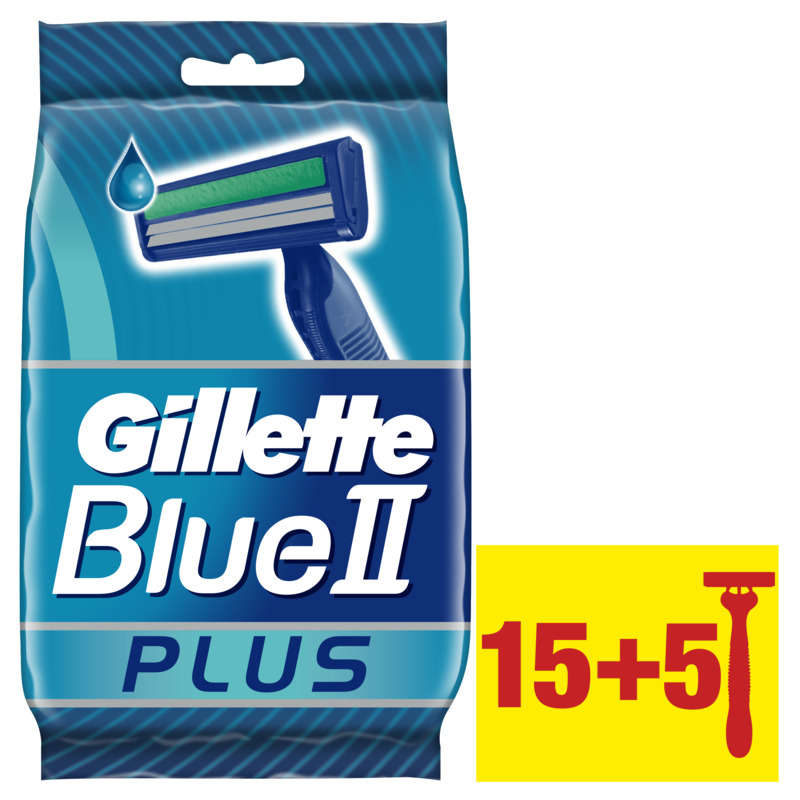 Gillette Blue Ii Plus X20 Disposable Razors