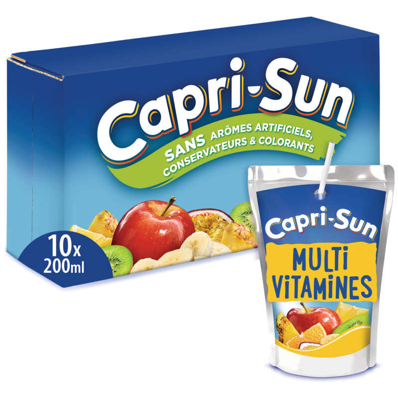 Capri-Sun Multivitamins Pack 10x20cl Pockets