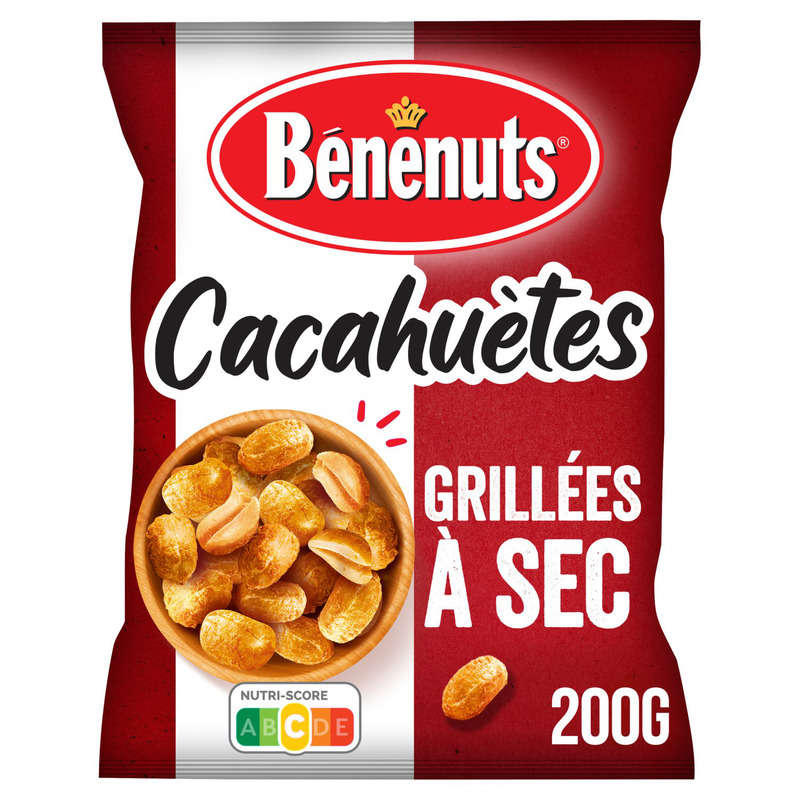 Bénénuts Dry roasted peanuts 200 g