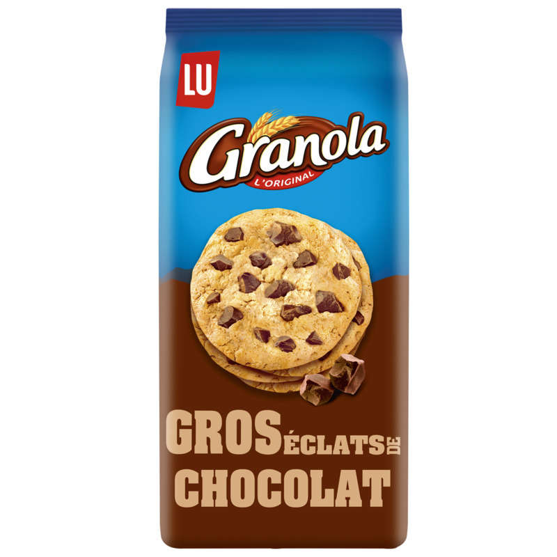 Granola Cookies aux gros éclats de Chocolat 184g Granola Cookies aux gros éclats de Chocolat 184g