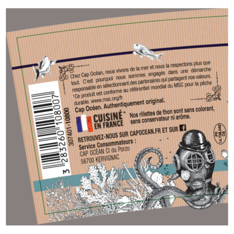 Cap Océan Tuna Rillettes 150g