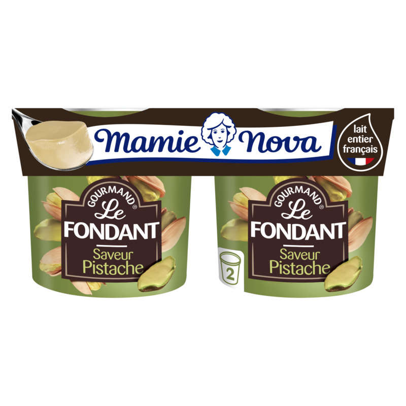 Mamie Nova Dessert Lacté À La Pistache 300 G Mamie Nova Dessert Lacté À La Pistache 300 G