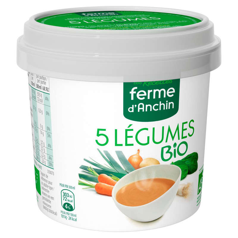 Ferme d'Anchin organic 5 vegetable soup 300ml