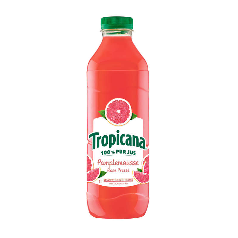 Tropicana Pure Pink Grapefruit Juice 1L Bottle
