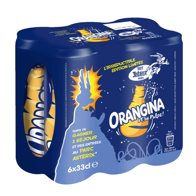Orangina Boisson Aux Fruits Gazeuse Pack De 6X33 Cl Canettes Orangina Boisson Aux Fruits Gazeuse Pack De 6X33 Cl Canettes