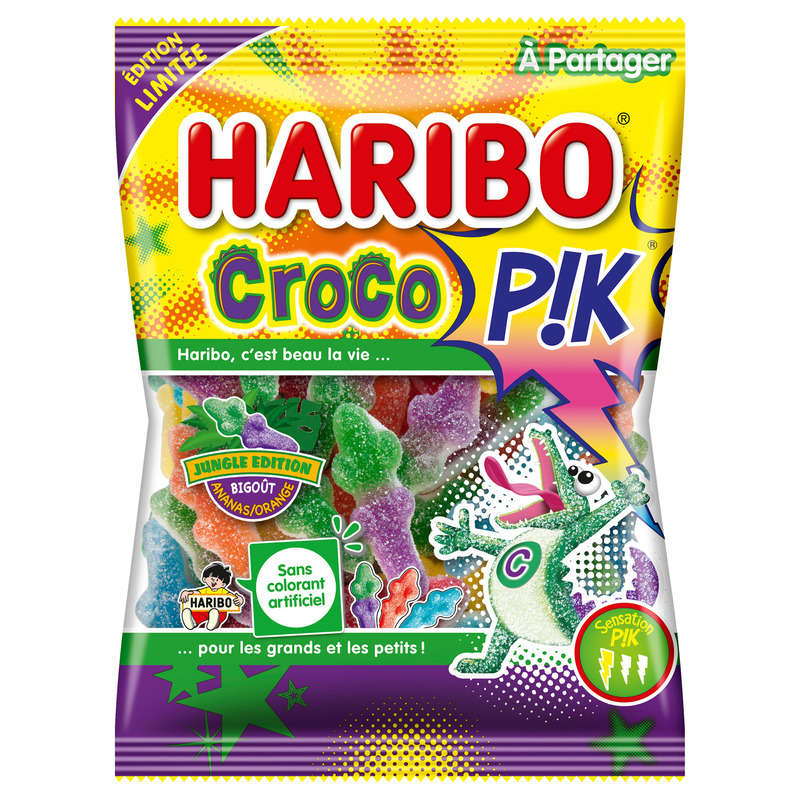 Haribo Bonbons Croco Pik 275G Haribo Bonbons Croco Pik 275G