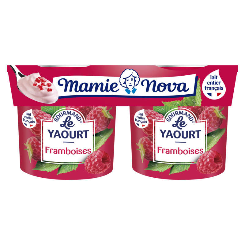 Mamie Nova Raspberry Yogurt 2x150g