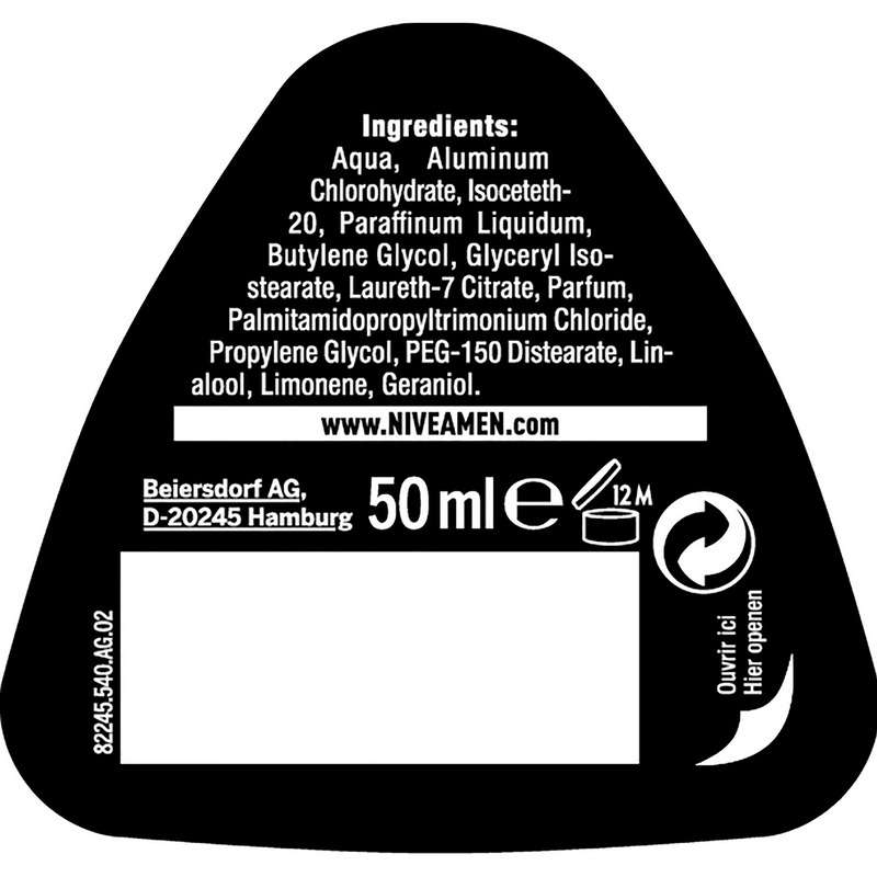 Nivea Men Roll-on Deodorant Black And White 50Ml