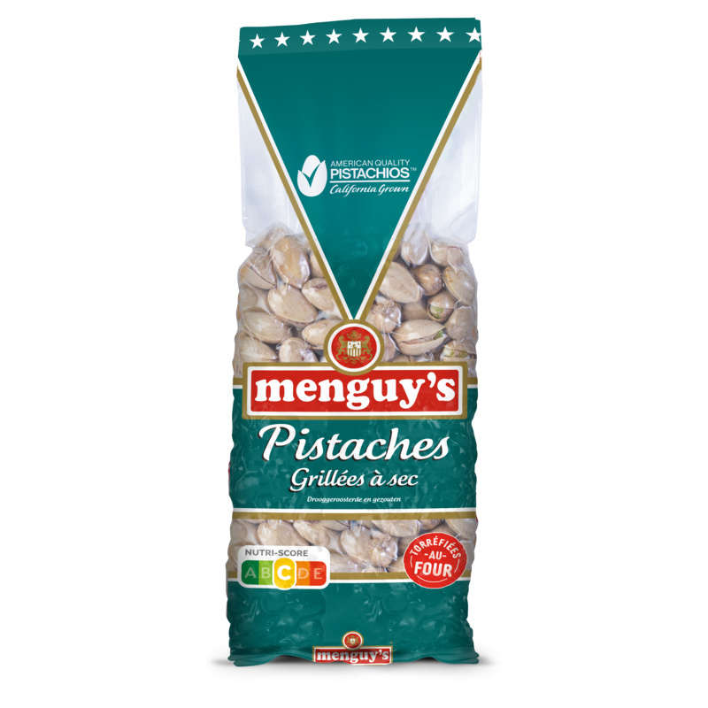 Menguy's dry roasted pistachios 300g