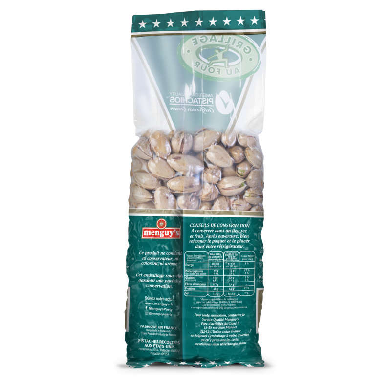 Menguy's dry roasted pistachios 300g