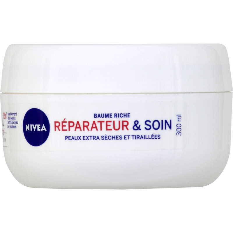 Nivea Rich Balm, Repairing and Care, 48H, Dry or Damaged Skin 300Ml