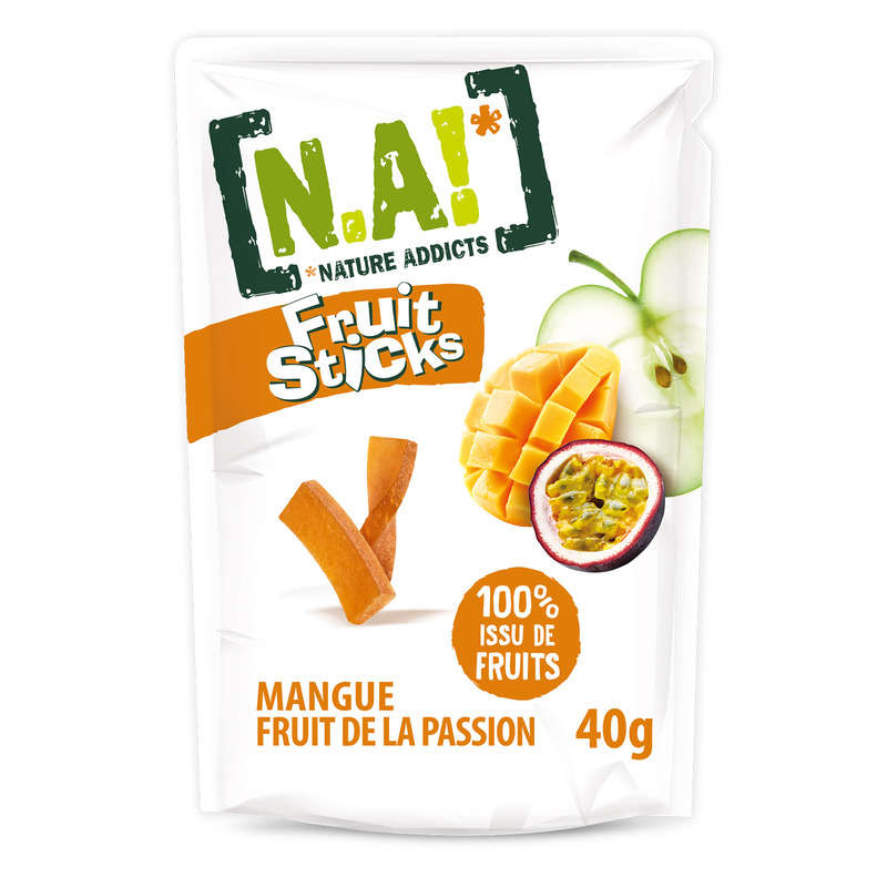NA! Fruit Sticks Based on Concentrates Mango 40G NA! Fruit Sticks Based on Concentrates Mango 40G
