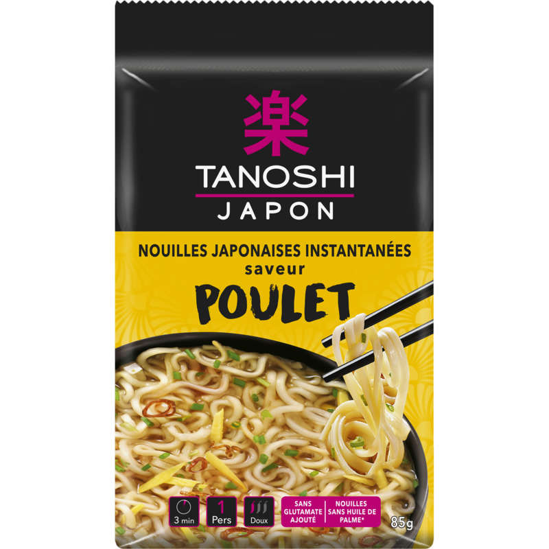 Tien Shan Wheat Noodles Chicken Flavor 85G