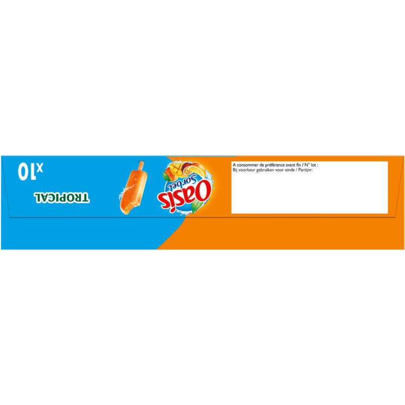 Oasis Sorbet Tropical Cocktail Ice Cream Sticks 400g