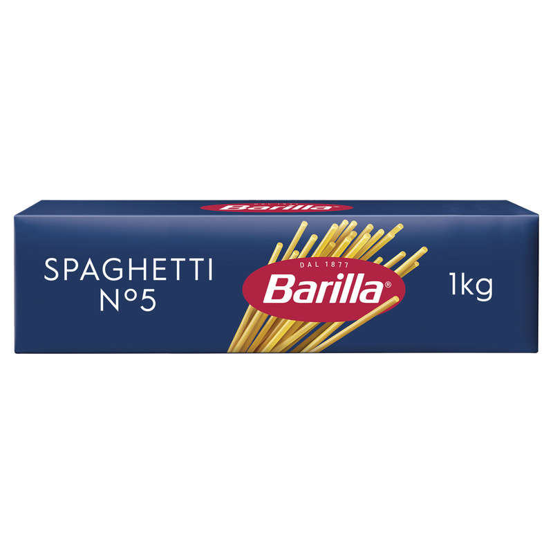 Barilla Pâtes Spaghetti n°5 1kg Barilla Pâtes Spaghetti n°5 1kg