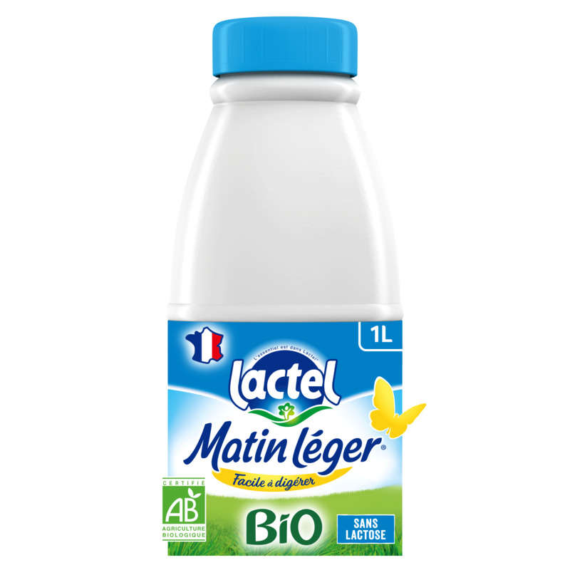 Lactel Lait Bio, 1,2% M.G 1L