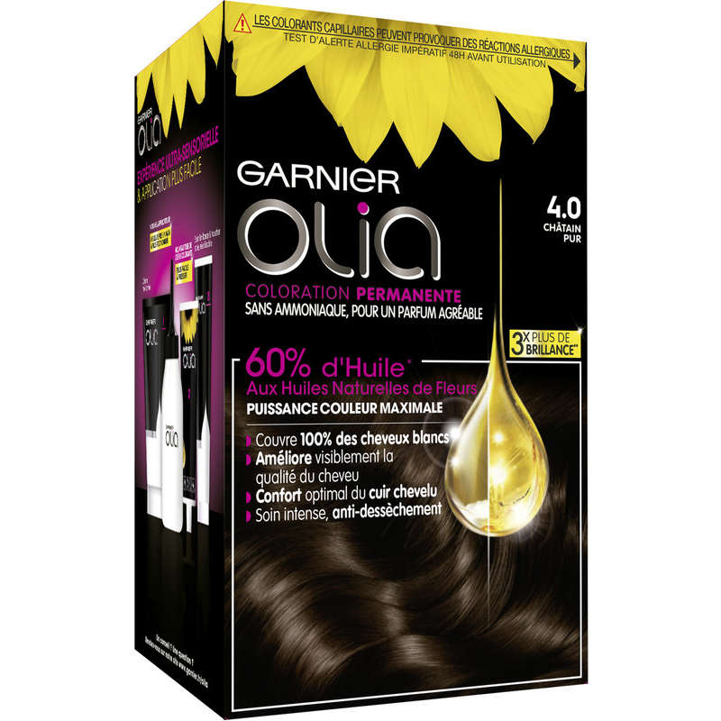 Olia Coloration Sans Amoniaque 4.0 Chatain Pur Olia Coloration Sans Amoniaque 4.0 Chatain Pur