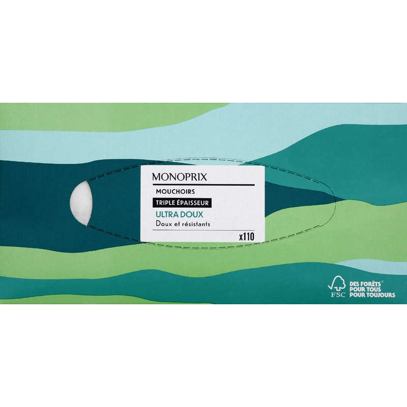 Monoprix Ultra Soft Tissue Box Softness & Resistance X110