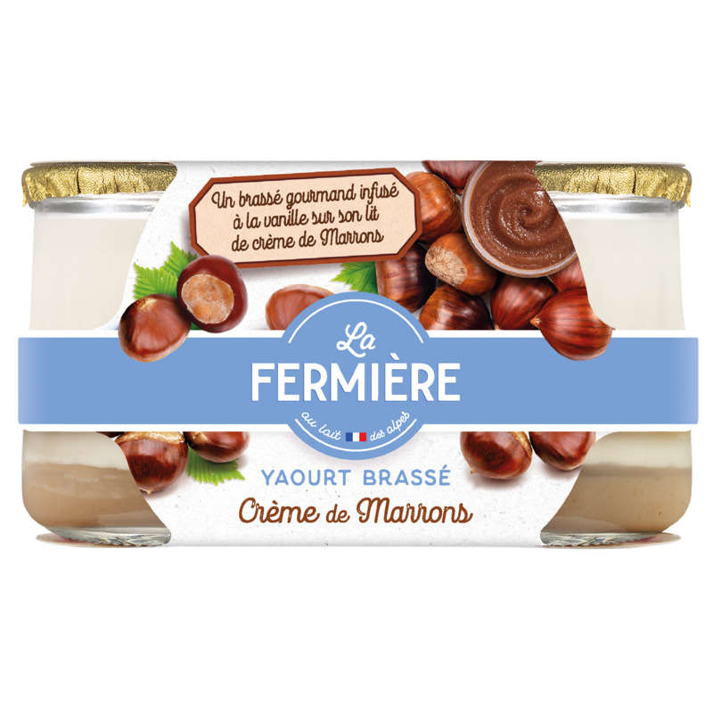 La Fermière Chestnut Brew on Vanilla Chestnut Cream 2X160G