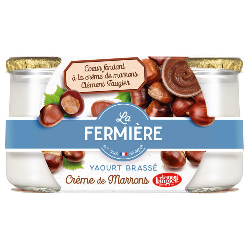 La Fermière Chestnut Brew on Vanilla Chestnut Cream 2X160G