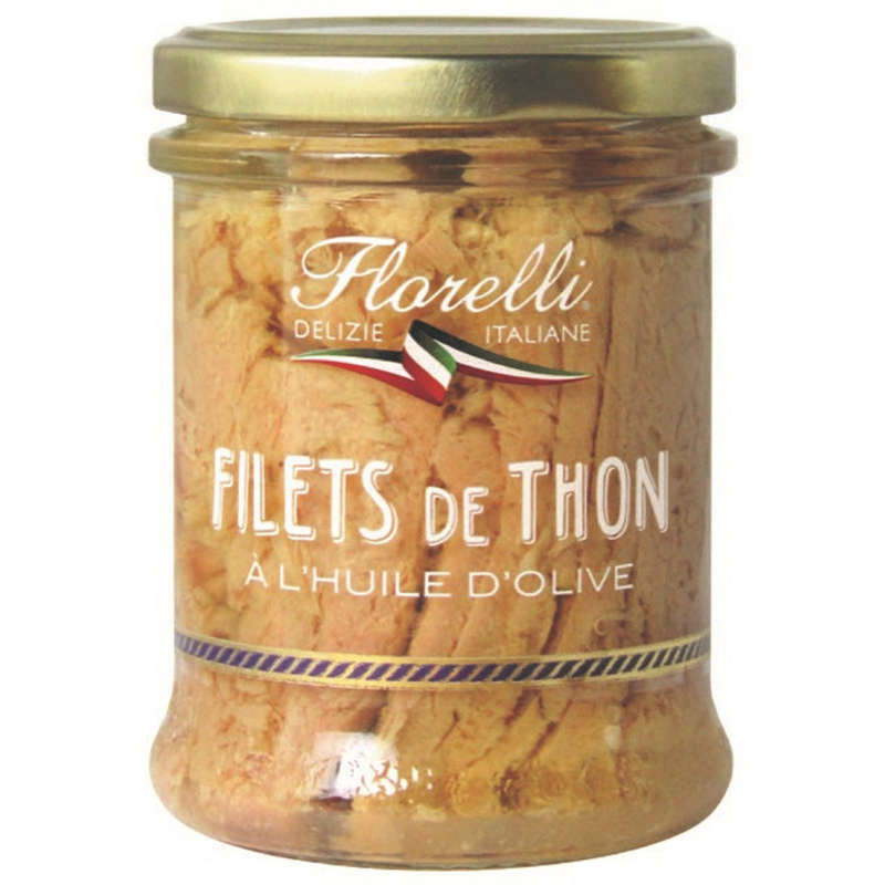 Florelli Filets de thon à l'huile d'olive 140g Florelli Filets de thon à l'huile d'olive 140g