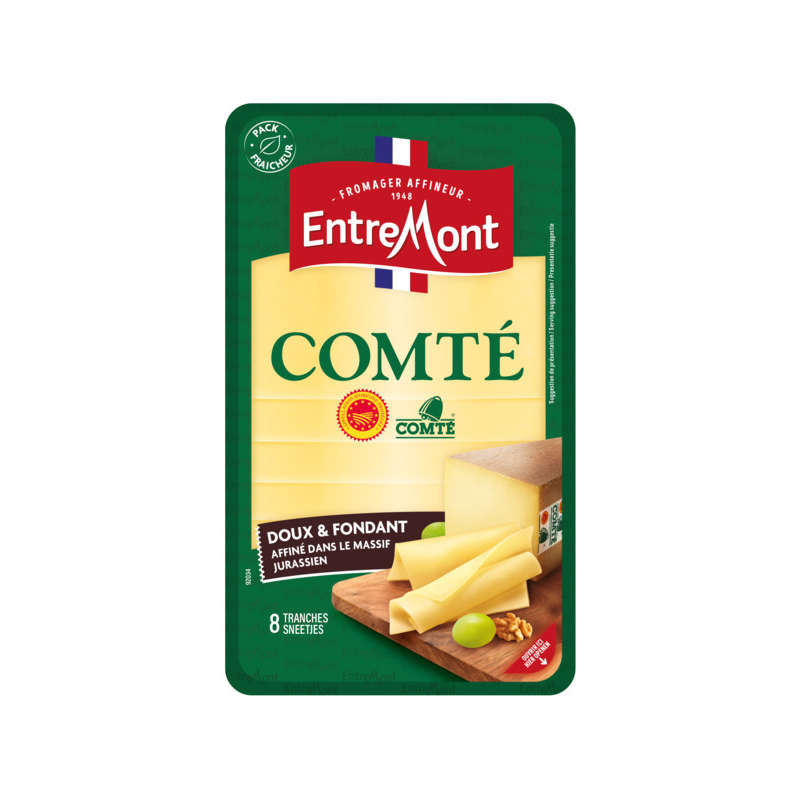 Entremont Comté X8 Tranches 120G Entremont Comté X8 Tranches 120G