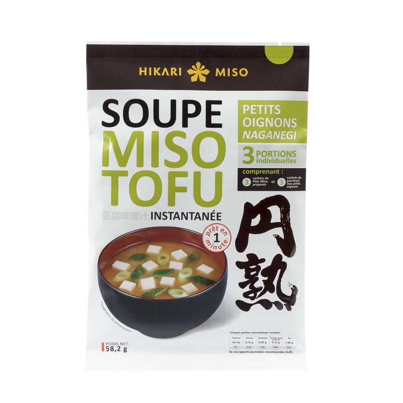 Hikari Miso Naganegi tofu soup 58g