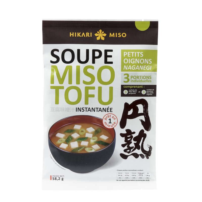 Hikari Miso Naganegi tofu soup 58g