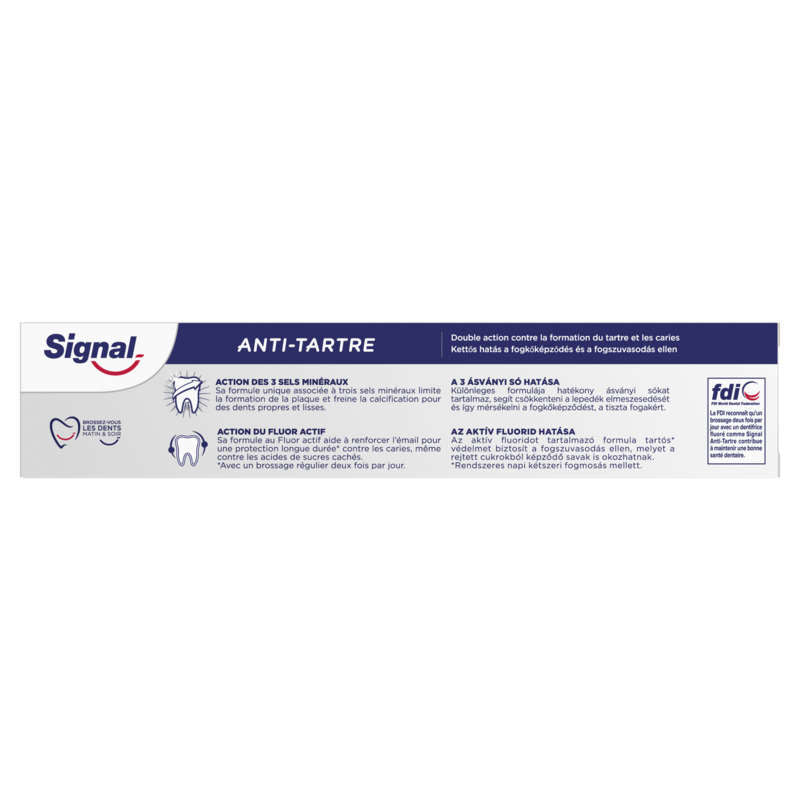 Signal Anti-Tartar Toothpaste Two Mineral Salts 75ml