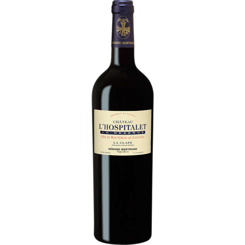 Château L’Hospitalet la réserve Vin rouge Aop 75cl Château L’Hospitalet la réserve Vin rouge Aop 75cl