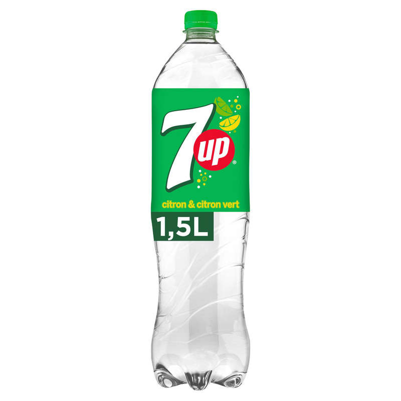7UP Boisson Gazeuse au Citron la Bouteille de 1,5L 7UP Boisson Gazeuse au Citron la Bouteille de 1,5L