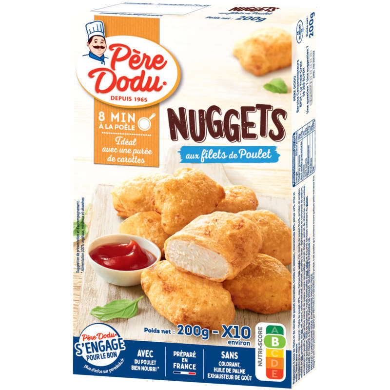 Père Dodu nuggets poulet 200g Père Dodu nuggets poulet 200g