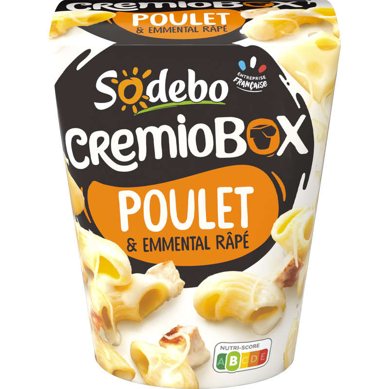Sodebo Pasta box Cremiobox chicken with cream 280g