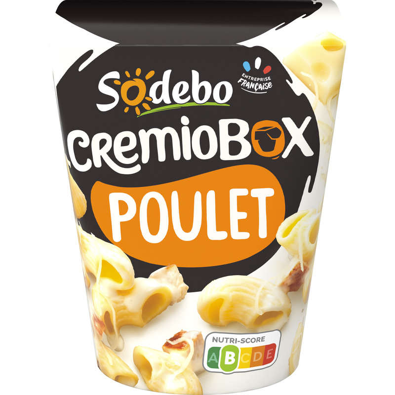 Sodebo Pasta box Cremiobox chicken with cream 280g