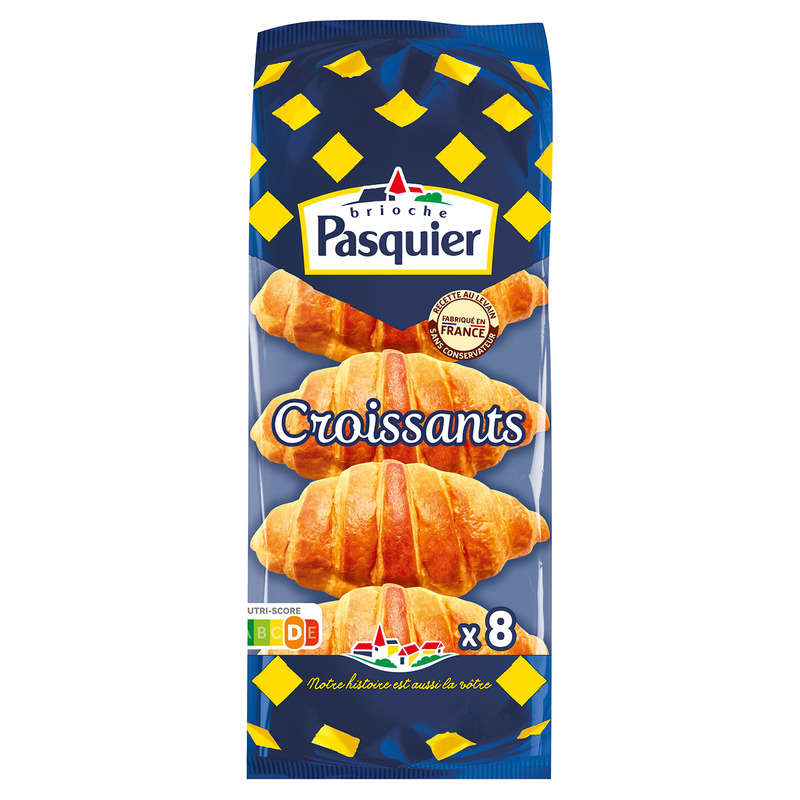 Brioche Pasquier Croissants x8 320g Brioche Pasquier Croissants x8 320g