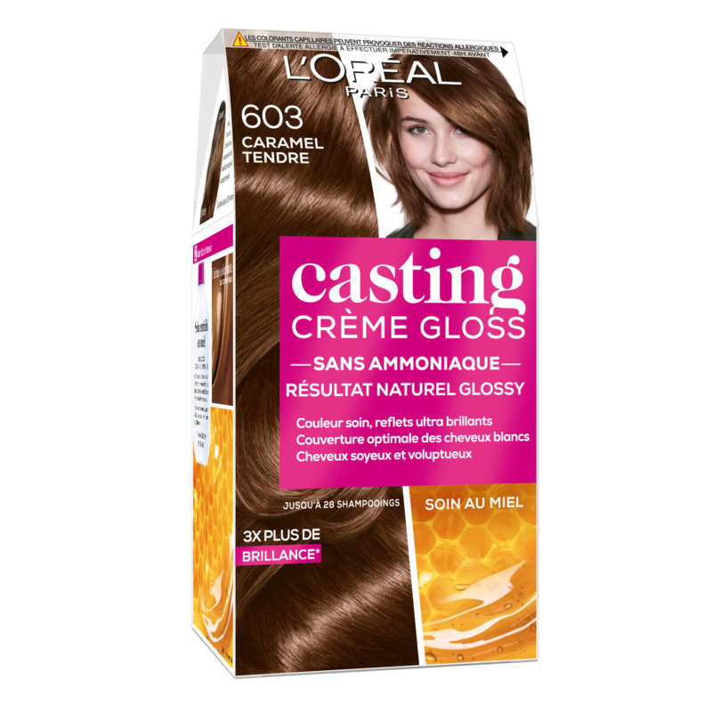 Casting Creme Gloss Coloration 603 Caramel tendre Casting Creme Gloss Coloration 603 Caramel tendre
