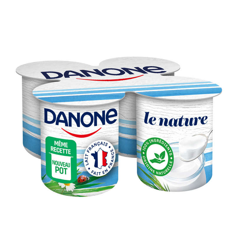 Danone Plain Yogurt 4x125g