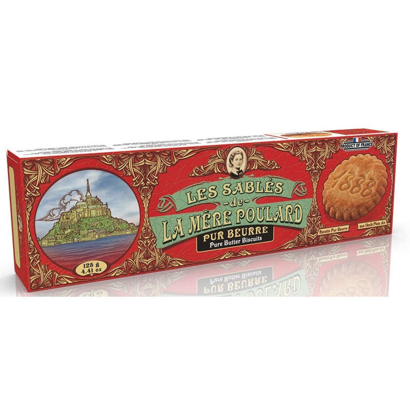 La Mère Poulard Pure Butter Shortbread 125g La Mère Poulard Pure Butter Shortbread 125g