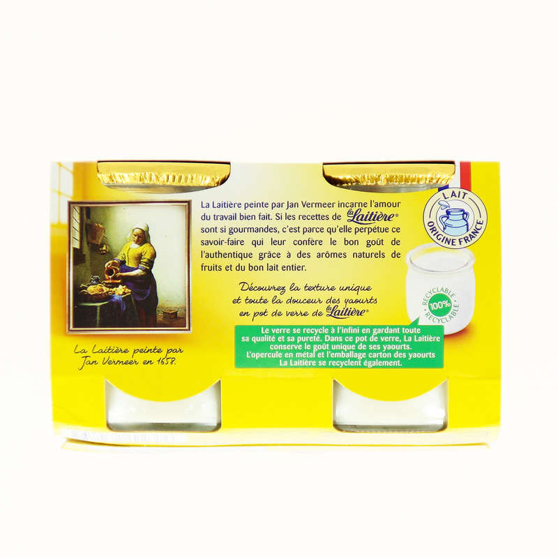 La Laitière Vanilla Yogurt 4x125g pack