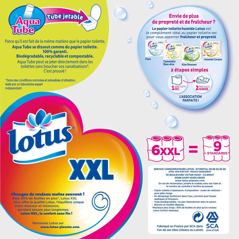 Lotus Toilet Paper Xxl X6 Rolls