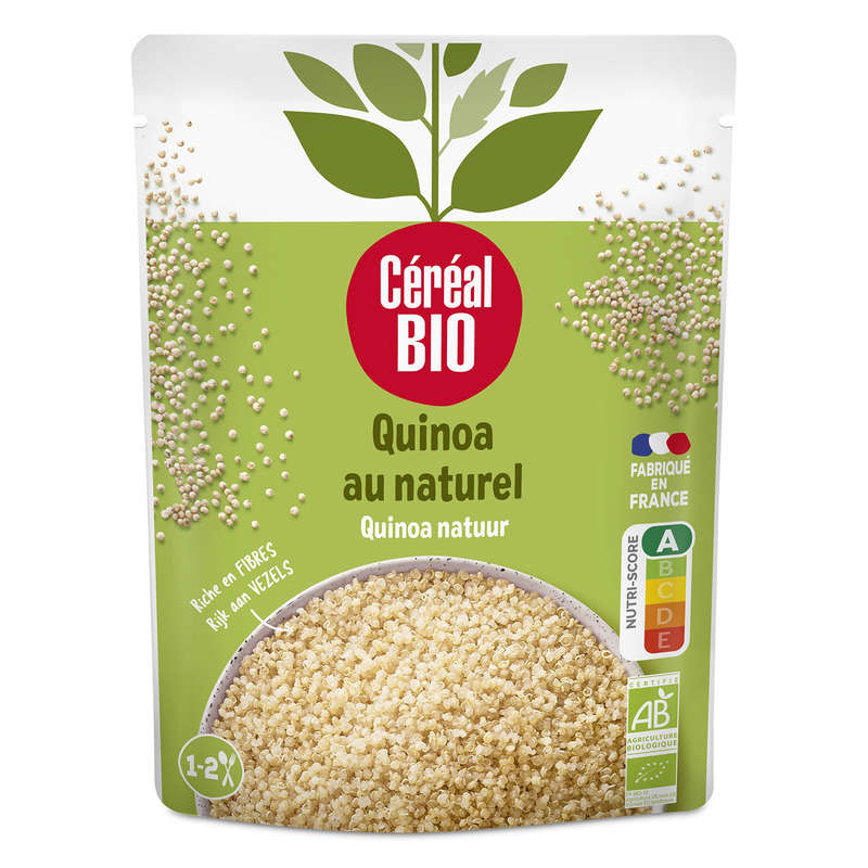 Céréal Bio Quinoa Au Naturel 1 Portion 220g Céréal Bio Quinoa Au Naturel 1 Portion 220g
