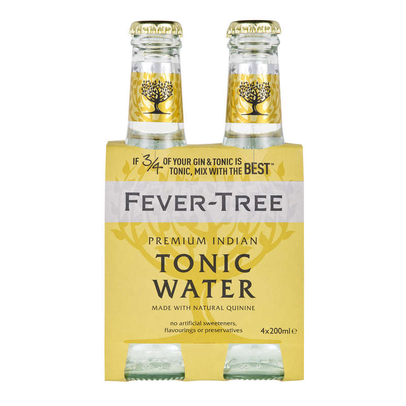 Fever Tree eau tonic le pack de 4x20cl Fever Tree eau tonic le pack de 4x20cl