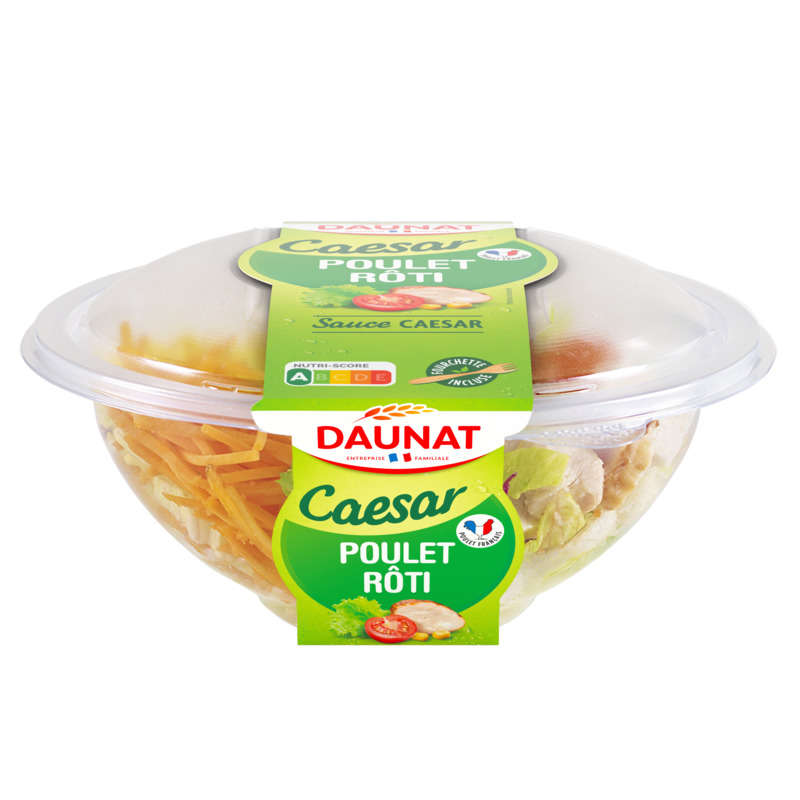 Daunat Bulle Fraicheur La Caesar Chicken Crudites 240G 250G